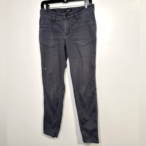 Arc’Teryx Pants Camden Chino Lightweight Outdoor Hiking Style GRAY SZ 6 - Picture 2 of 16